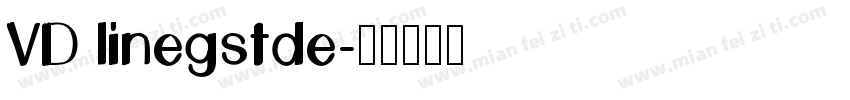 VD linegstde字体转换